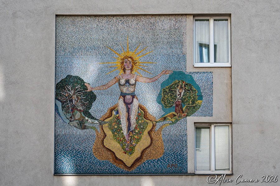 Mosaikwandbild