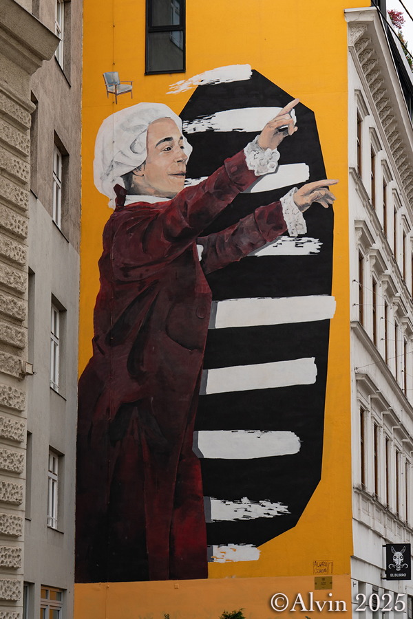 Wandbild Mozart