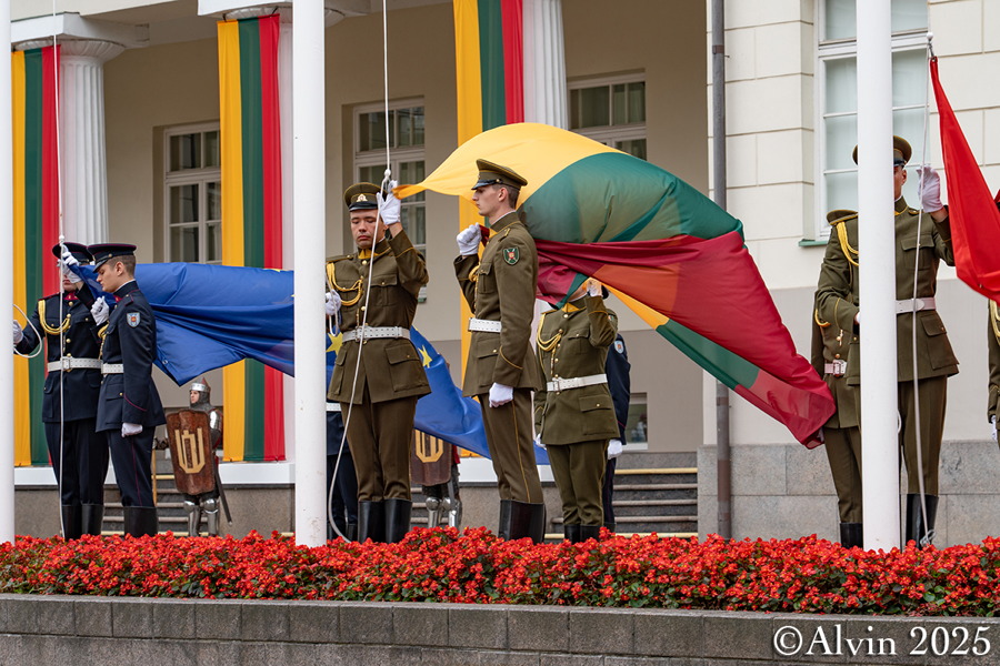 Flaggenparade